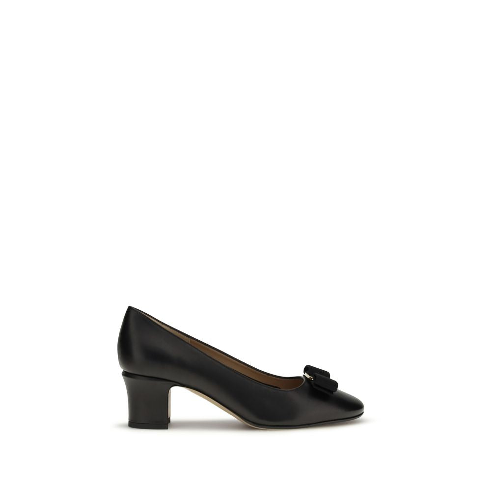 Shiny Calf Leather Vera Pumps