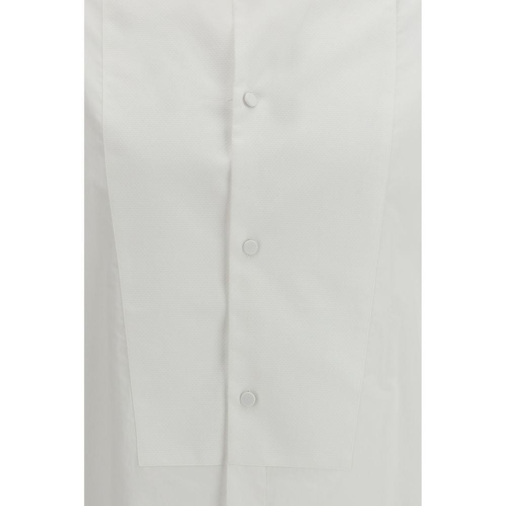 White Cotton Regular-Fit Shirt