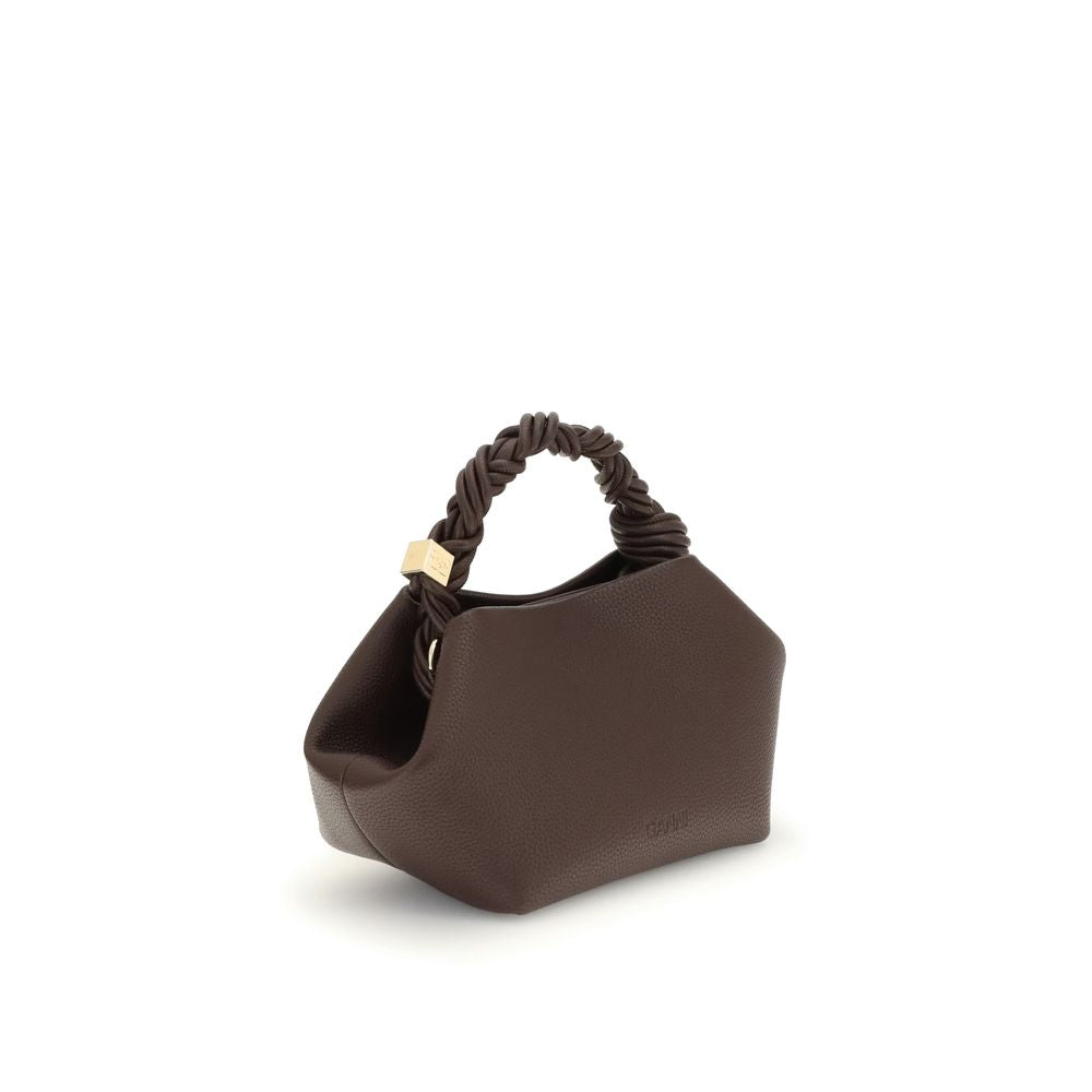 Brown Recycled Polyester Bou Small Handbag