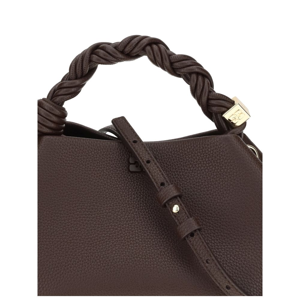 Brown Recycled Polyester Bou Small Handbag