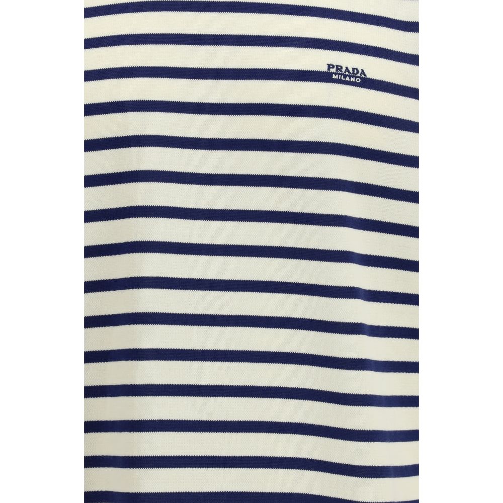 Striped Cotton Crewneck Sweater