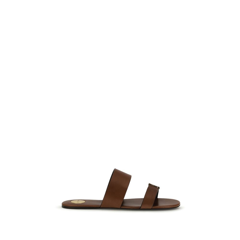 Calfskin Ibiza Flat Sandals