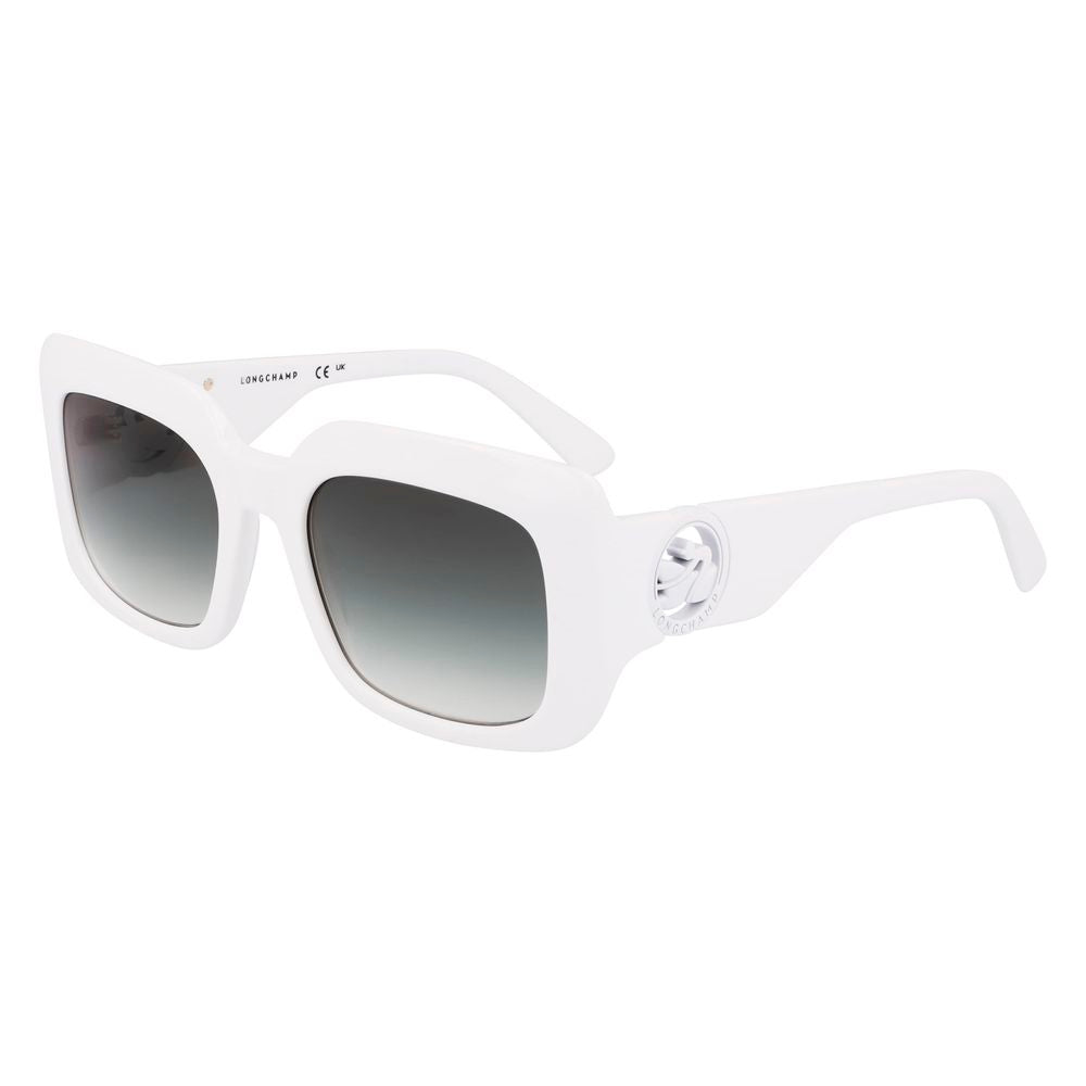 51mm Lo753S-109 White Acetate Sunglasses
