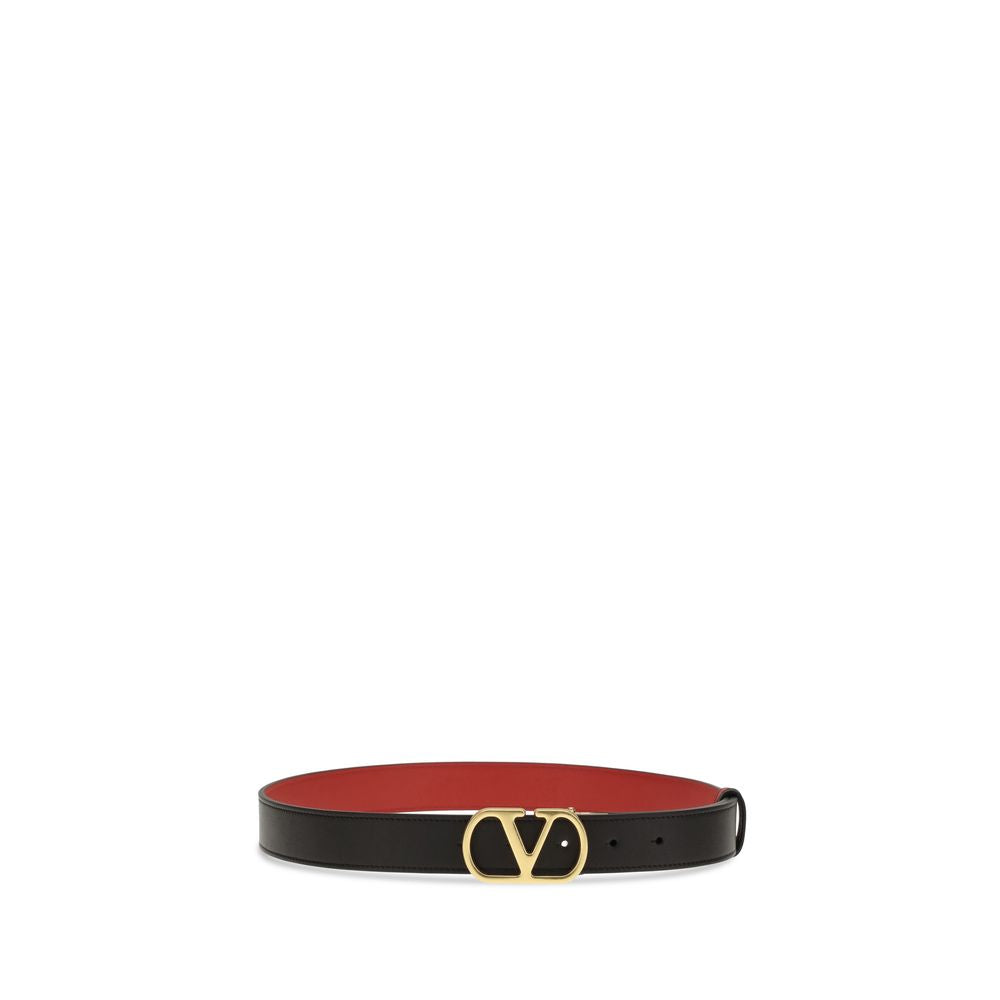 Reversible VLogo Signature Calfskin Belt