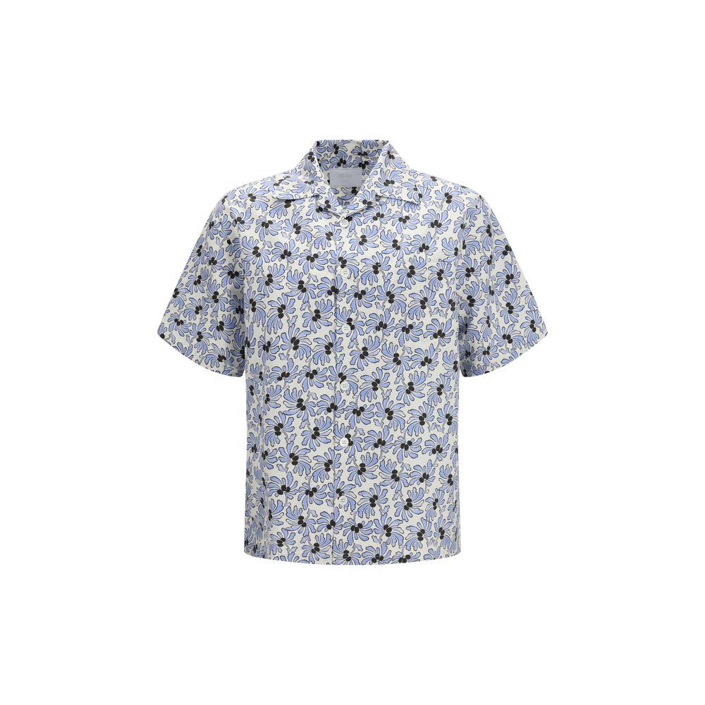 Multicolor Floral Cotton Silk Shirt