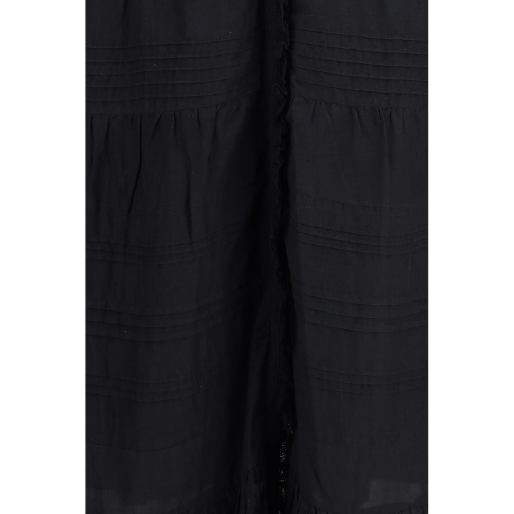 Black Cotton Daniva Dress