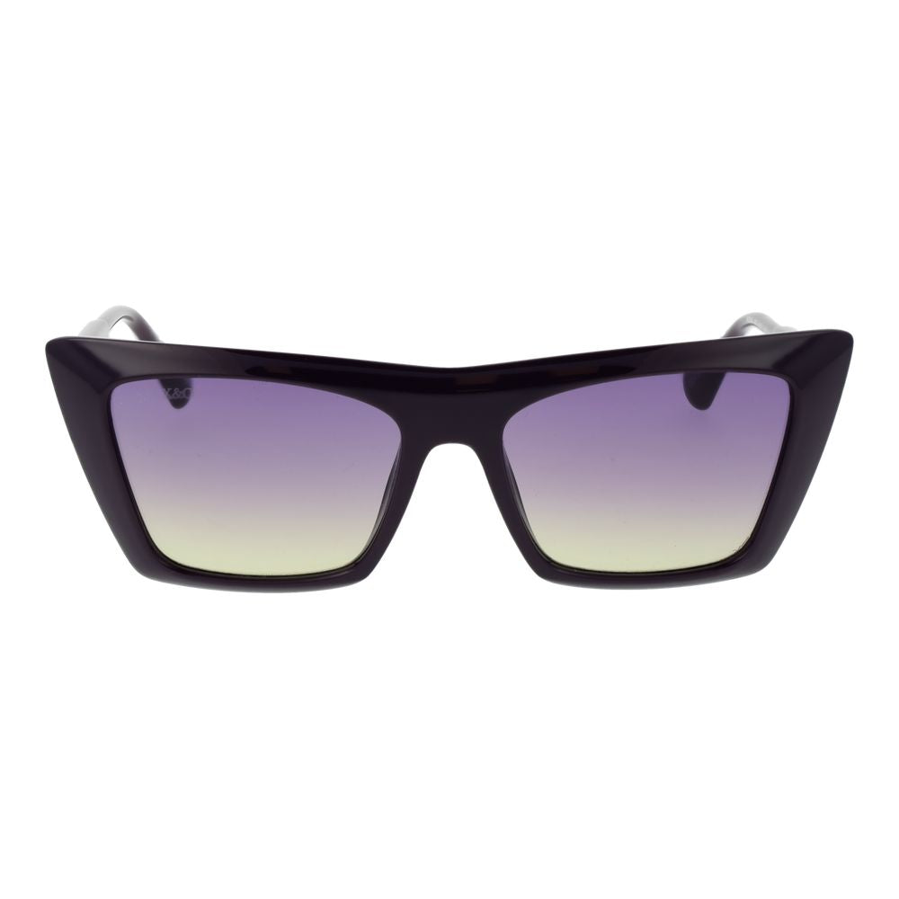 Purple Plastic Cat Eye Sunglasses