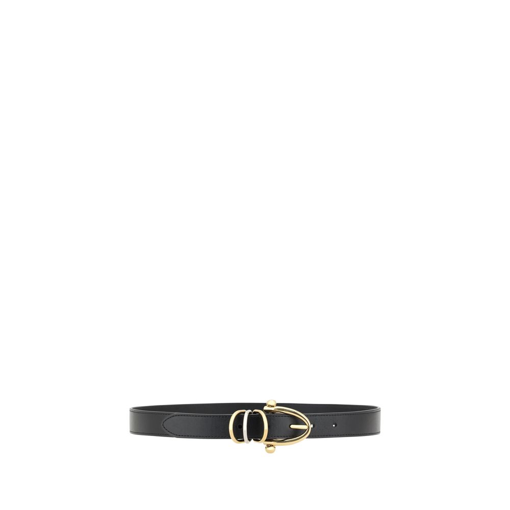 Black Leather Bracelet Belt