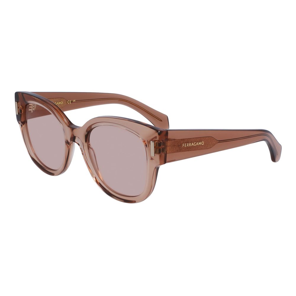 51mm SF2007S512026 Transparent Acetate Sunglasses