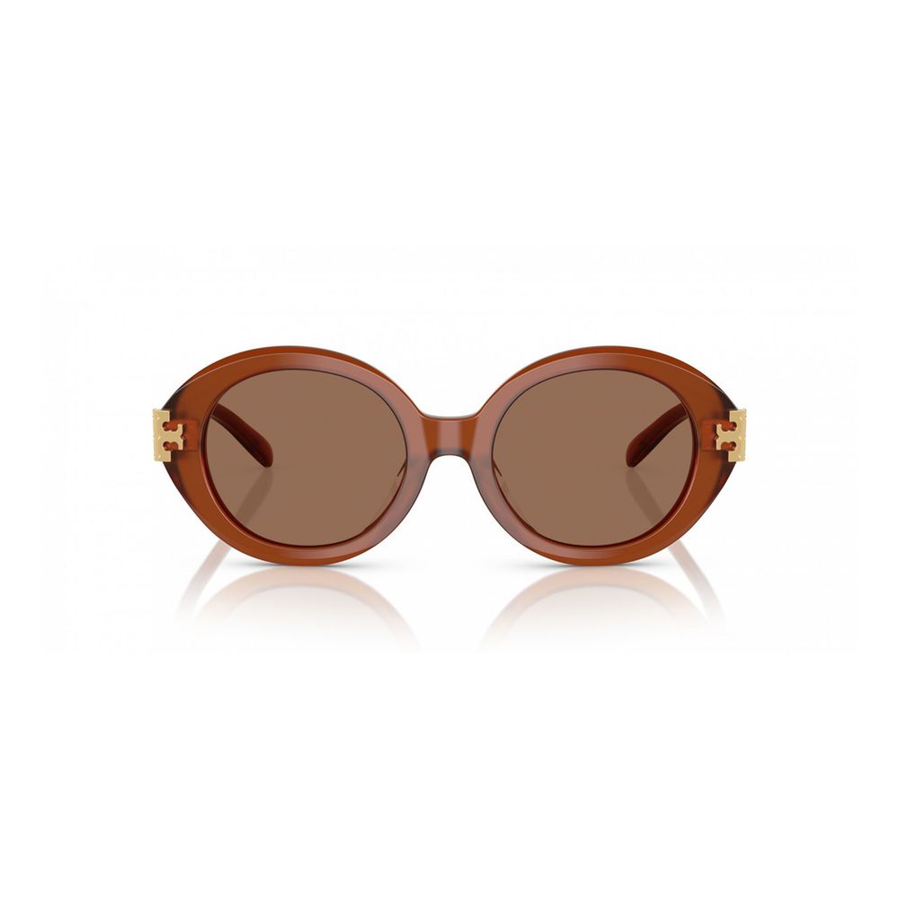 52mm Brown Acetate Sunglasses