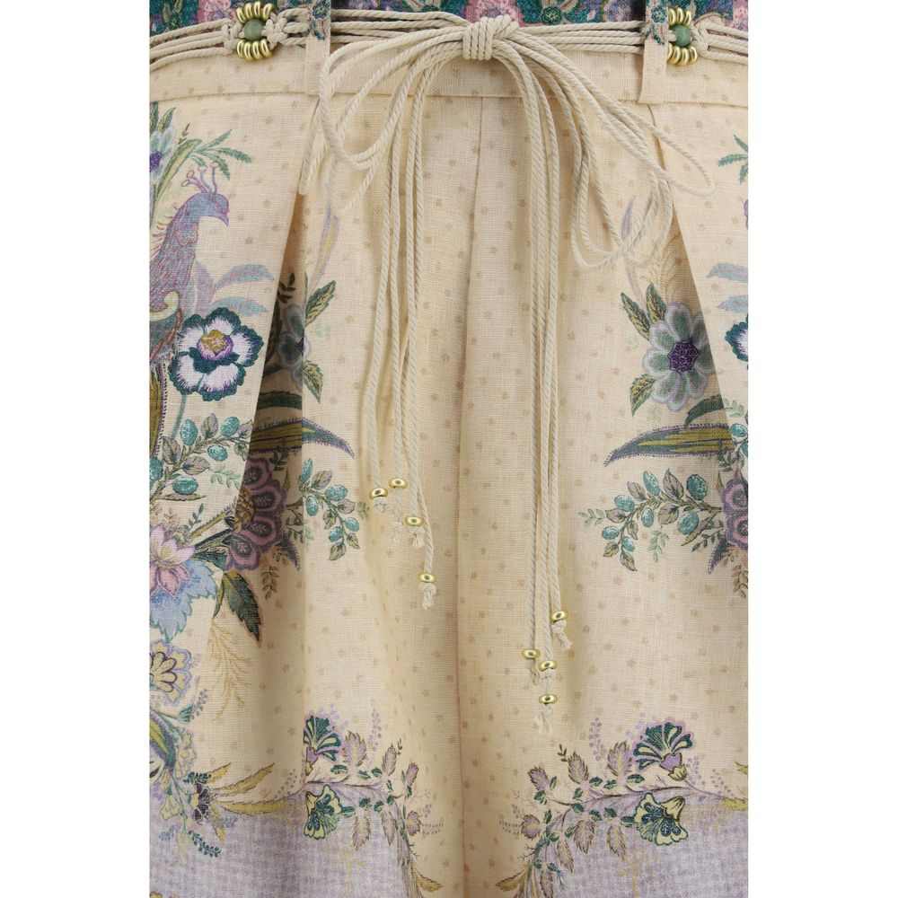 Indra Pleated Linen Shorts
