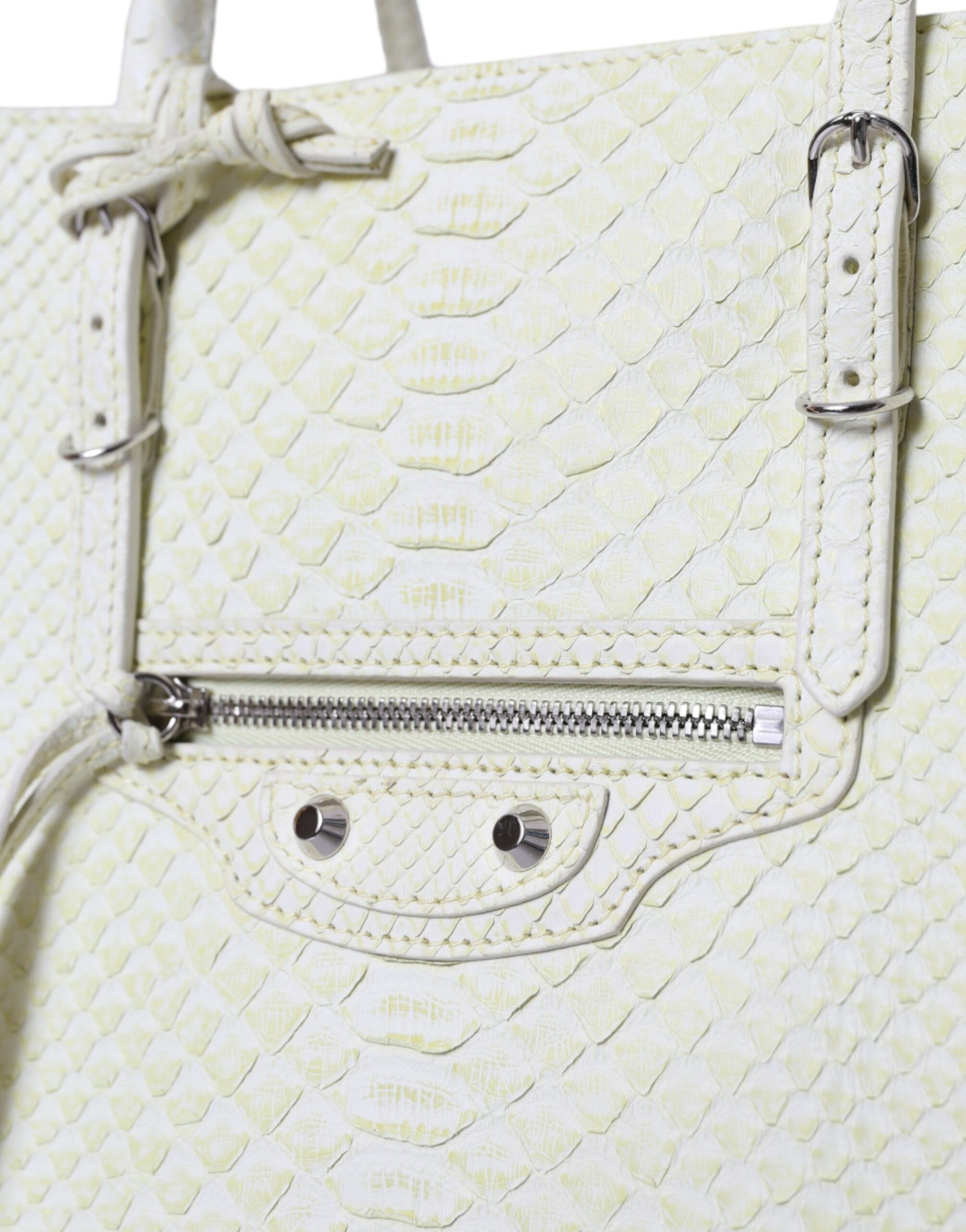 Papier A4 Studded Python Tote Bag