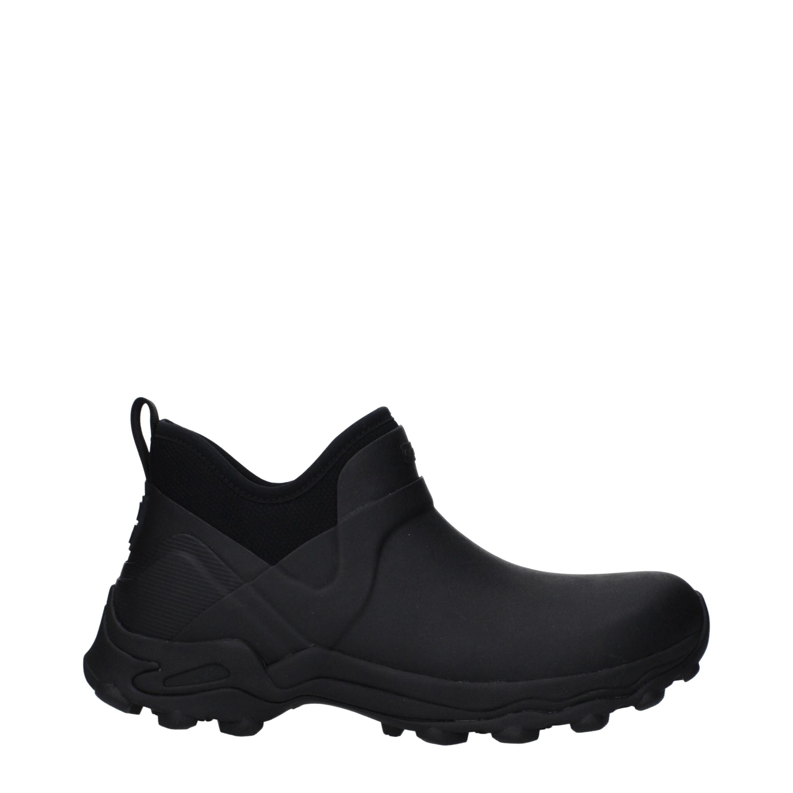 Black Rubber Ankle Boots