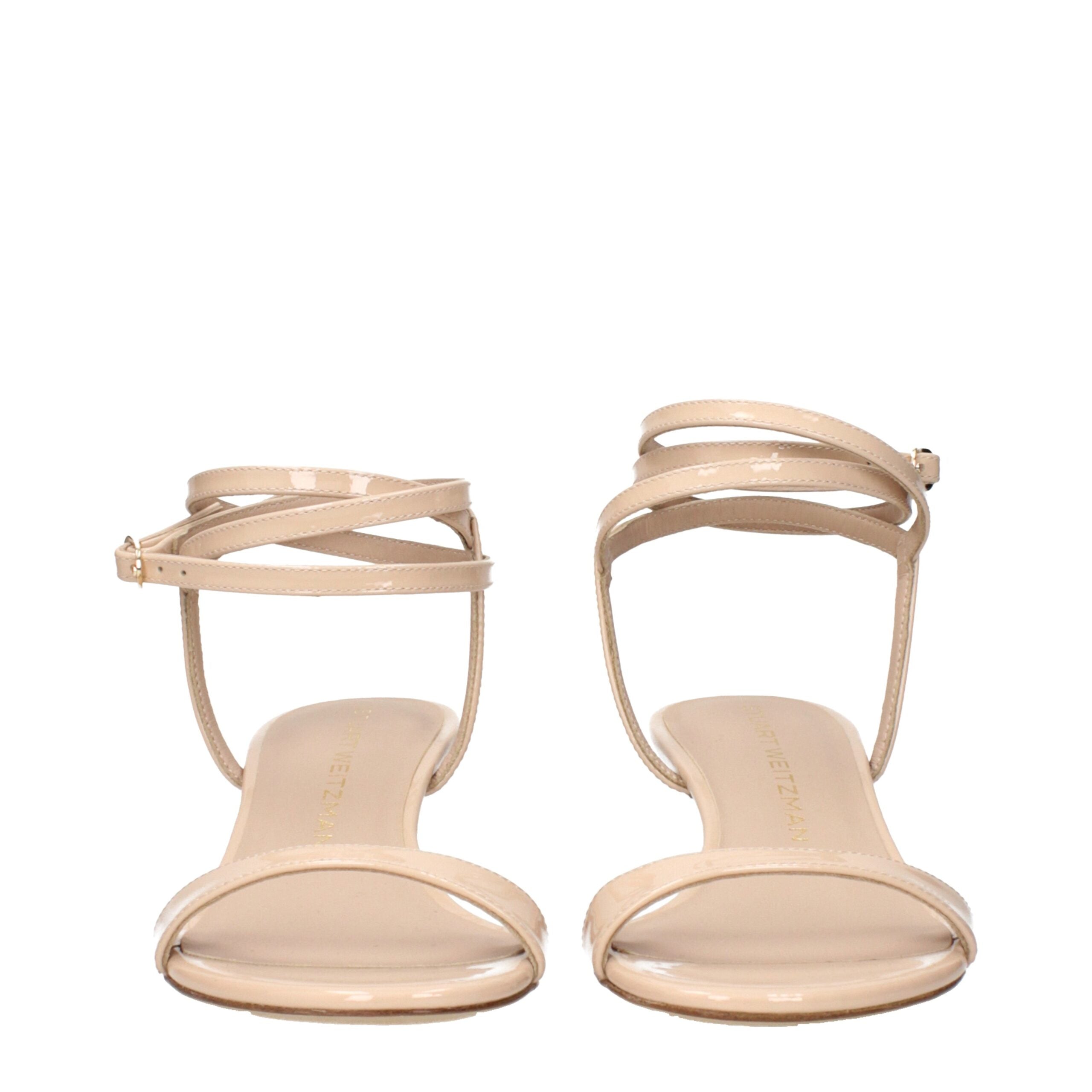 Nudistwrap 50 Patent Leather Stiletto Heel Sandals