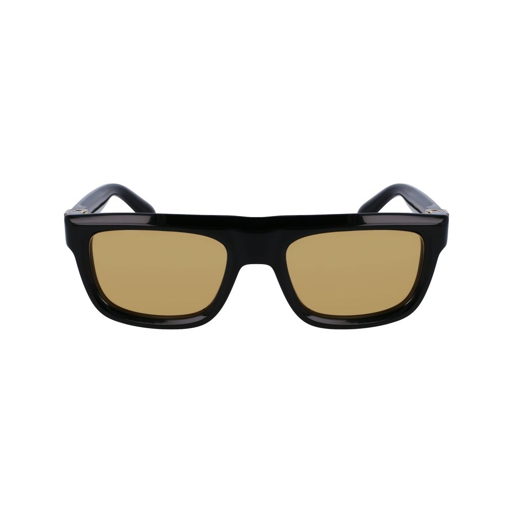 56mm Sf2009S-011 Black Acetate Sunglasses