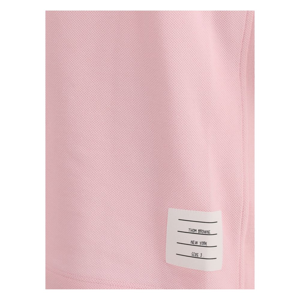 Iconic Tricolor Banded Cotton Polo Shirt