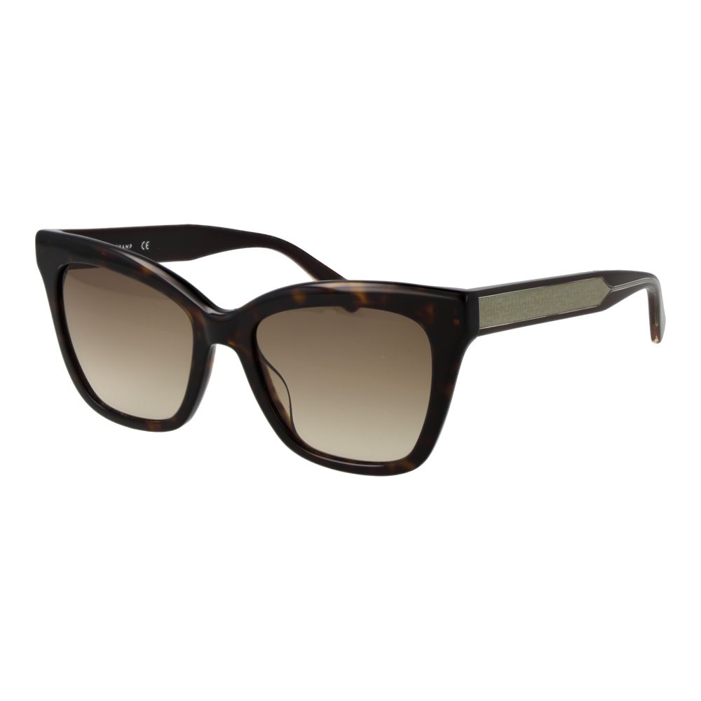 Brown Acetate Square Sunglasses